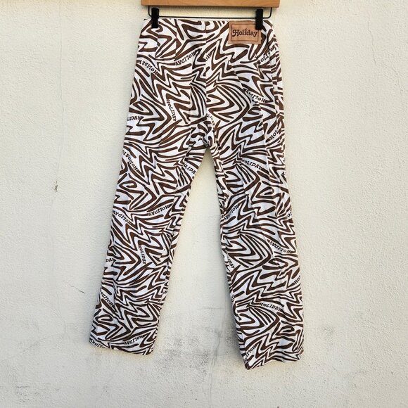 HOLIDAY by Emma Mulholland Zebra Swirl Jeans - Picture 4 of 9